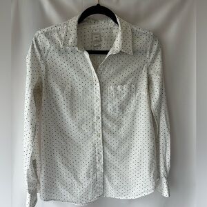 White Polka Dot Women’s Shirt